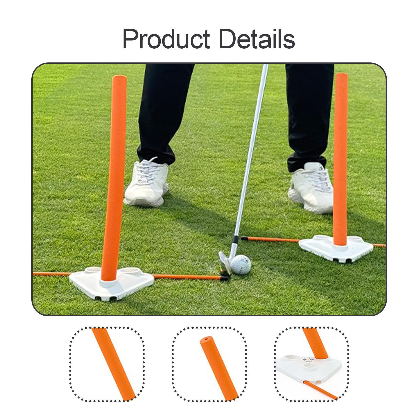 Alignment Stick Set - Alat Pelatih Ayunan Golf Indoor Outdoor