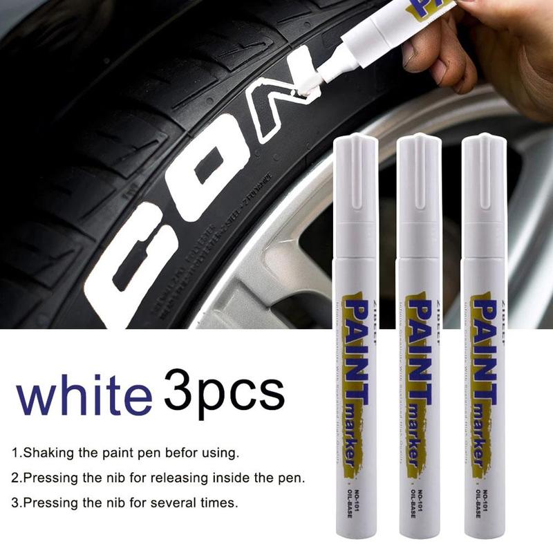 Tee Height Marker - 3 buah pena cat putih pensil