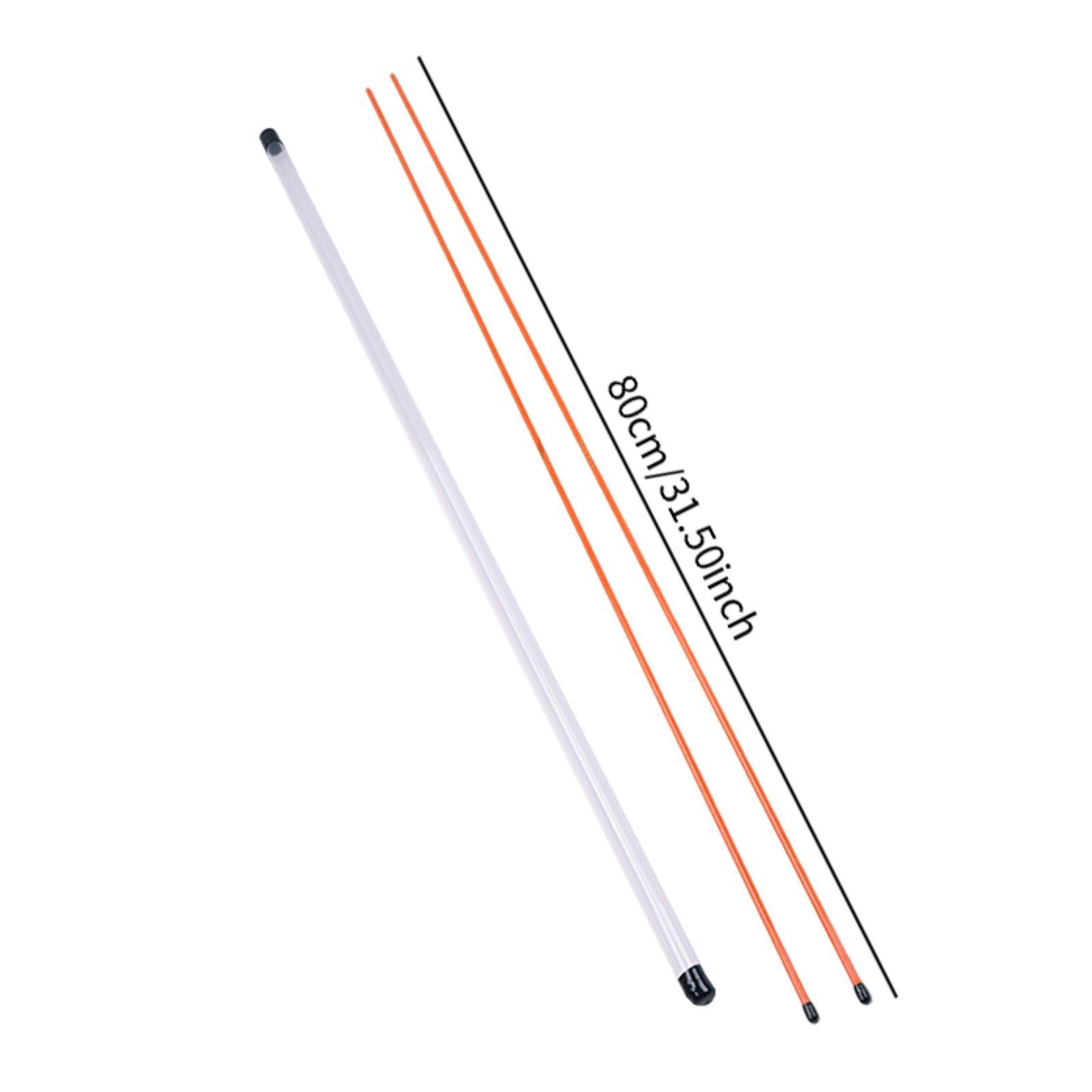 Alignment Stick Set - Set Tongkat Pelatih Ayunan Golf Portabel,