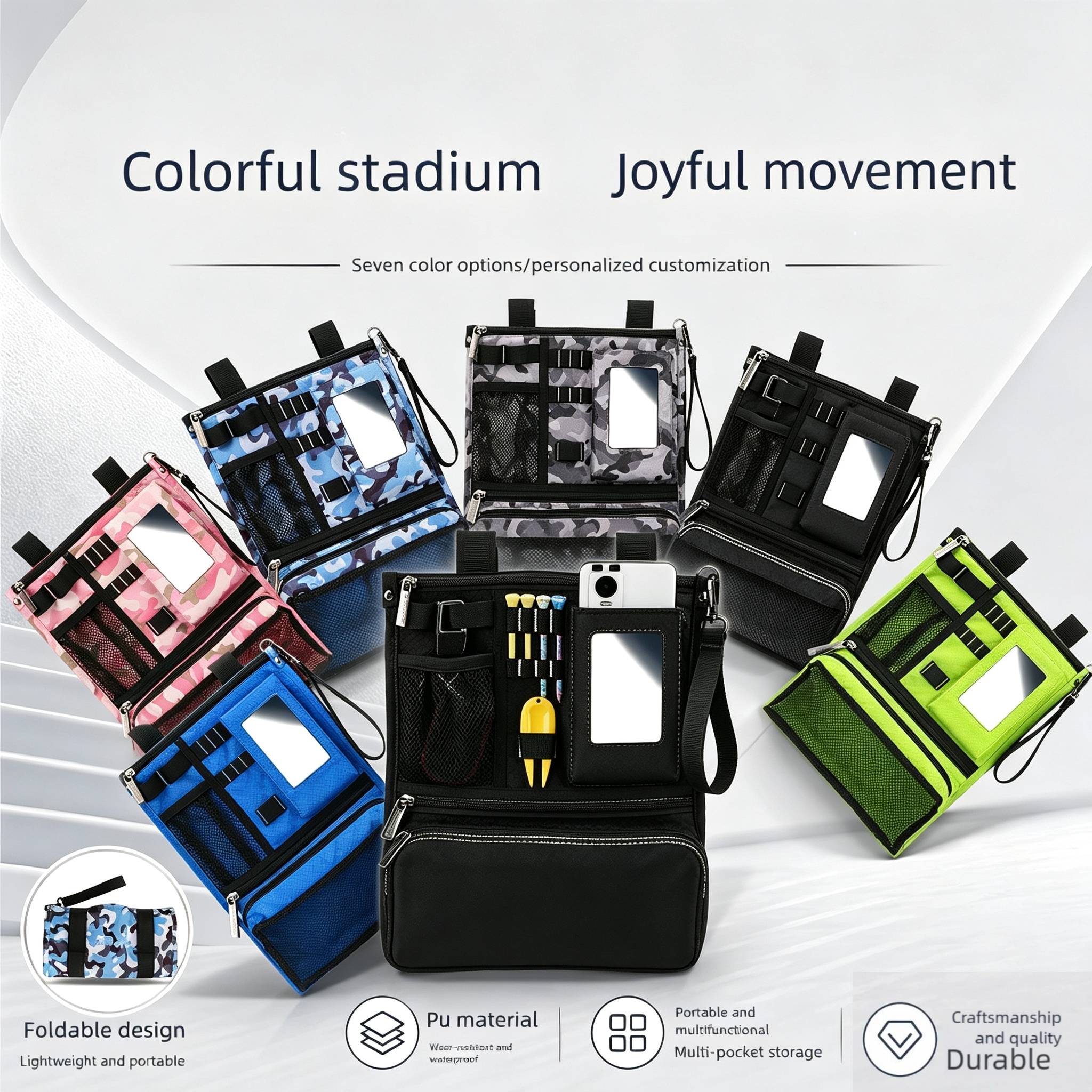 Tas Organizer Penyimpanan Golf - Golf Bag Stand Cart ulasan dan harga