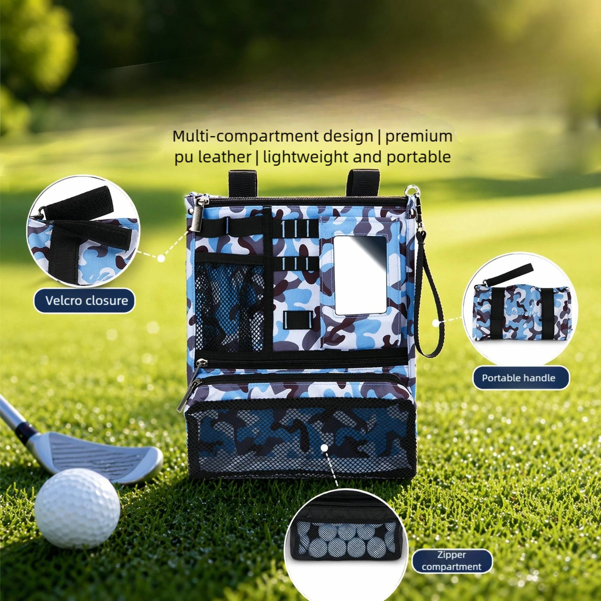 Tas Organizer Penyimpanan Golf - Golf Bag Stand Cart ulasan dan harga