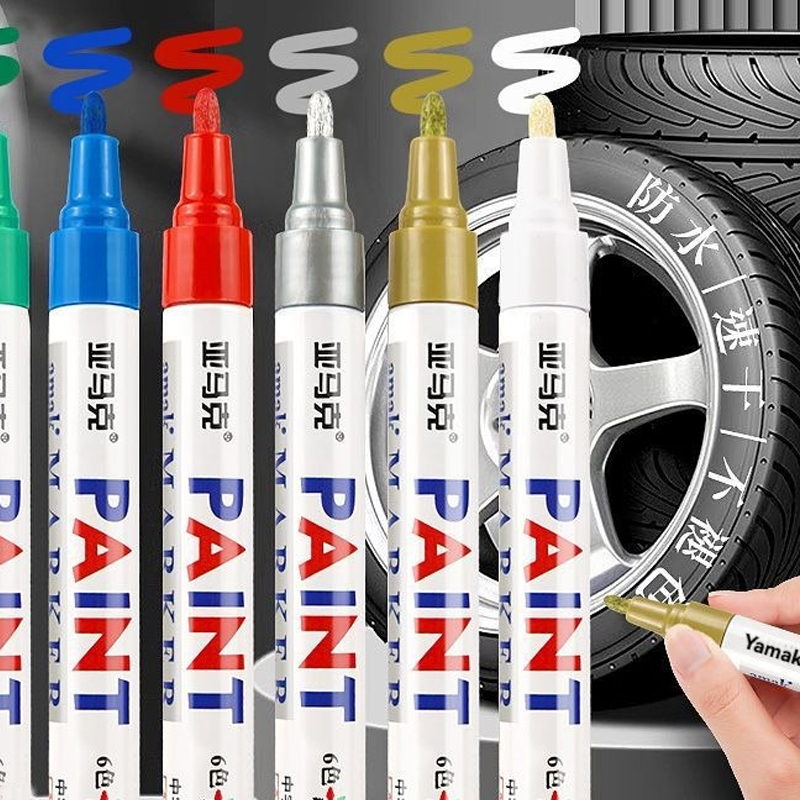 12 Buah Pena Cat Logam Tahan A - Tee Height Marker ulasan dan harga
