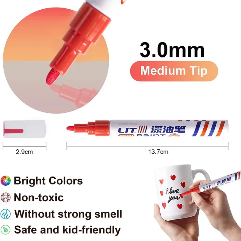 Spidol Cat Permanen 3mm Warna- - Tee Height Marker ulasan dan harga