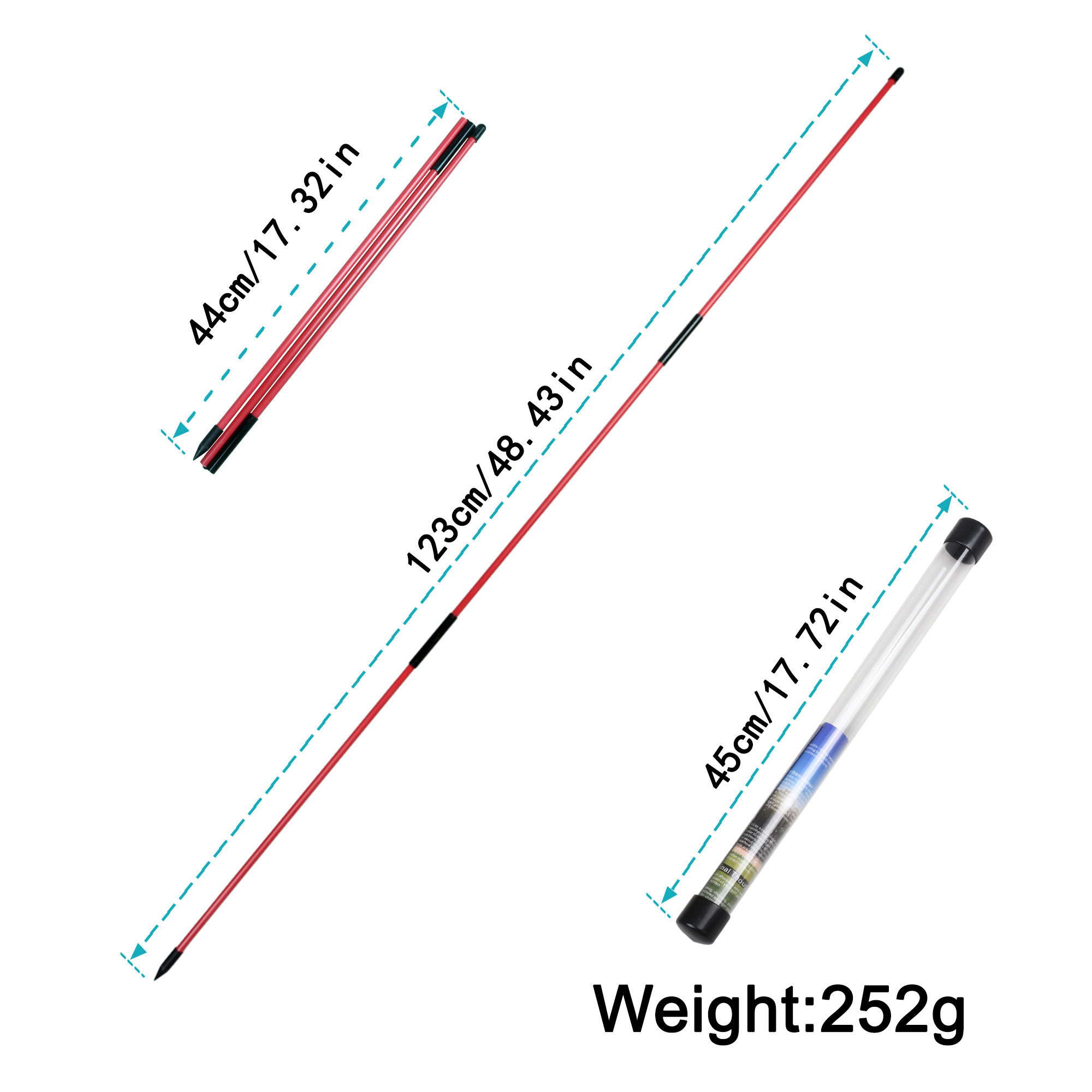 Tongkat Penjajaran Golf 2 Set  - Alignment Stick Set ulasan dan harga